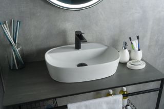 Раковина Gid N9045 51166 накладная белая 50x38x12