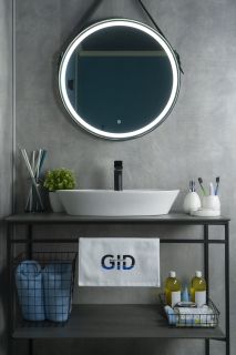 Раковина Gid N9398 51142 накладная белая 61x37x12