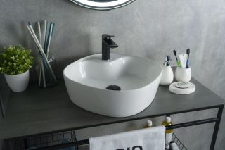 Раковина Gid N9442 51153 накладная белая 44x44x14