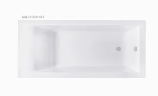Ванна из искусственного камня Astra-Form Нейт 01010053 150x70 см белый матовый
