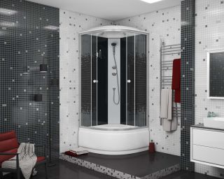 Душевая кабина Niagara NG-7507-14BLACK 80х80х215