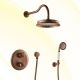 Душевой комплект Swedbe Terracotta Art 2520 с термостатом бронза