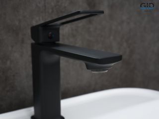 Смеситель для раковины Gid Niagara L057-BM-K L057BMK черный матовый