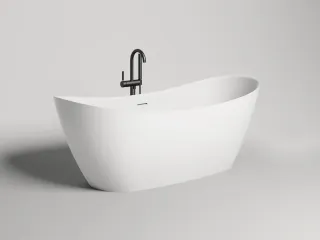 Ванна из искусственного камня Salini Noemi S-Stone 101811SMRF 185x81см RAL полностью