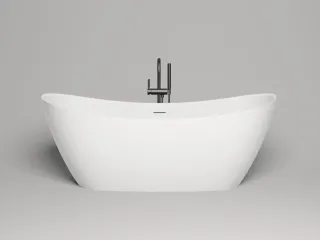 Ванна из искусственного камня Salini Noemi S-Sense 101811GRF 185x81см RAL полностью