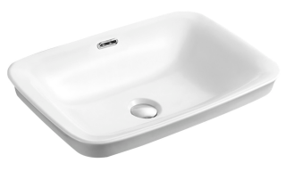 Раковина врезная SantiLine SL-2105 58см белый