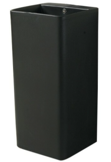 Раковина напольная SantiLine SL-4005MB 42см чёрный матовый