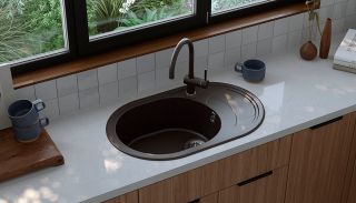 Смеситель для кухни Ulgran Classic Ulgran 021(342) графит