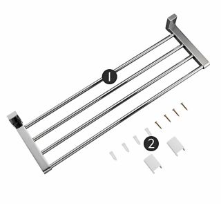 Полка для полотенец Frap F1824 хром