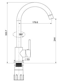 Смеситель для кухни Splenka S201.40 хром