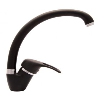 Смеситель для кухни Florentina Омега чёрный