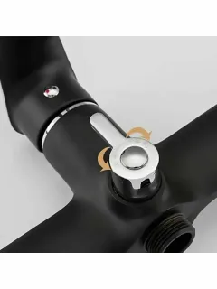 Смеситель для ванны и душа Frap F2249-6 черный хром