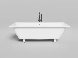 Ванна из искусственного камня Salini Orlanda Axis S-Sense 103212MRH 180x80см RAL снаружи