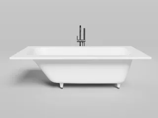 Ванна из искусственного камня Salini Orlanda Plus S-Stone 102024M 190x100см белый матовый