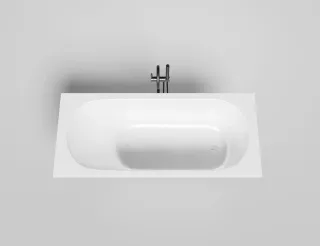 Ванна из искусственного камня Salini Ornella Kit S-Sense 102411GRF 170x75см RAL полностью