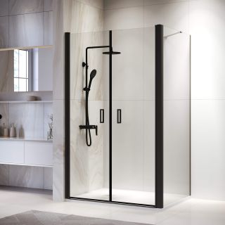 Душевой уголок RGW PA-144B (PA-104B+Z-050-2B+O-204B) 060814460-14 60x100см чёрный