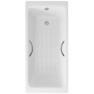 Ванна чугунная Delice Parallel DLR220504R-AS 160x70 с ручками