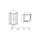 Душевой уголок Koller Pool Aqua Line R90RC 90x 90см