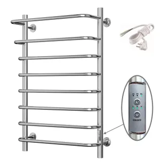 Полотенцесушитель электрический Маргроид Вид 8 каскад 80x53 см хром
