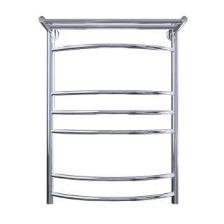 Водяной полотенцесушитель Тругор Приоритет НП 3 П с полкой 80x50см хром Приоритет3/нп8050П