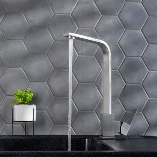 Смеситель для кухни РМС SUS125-017F нержавеющая сталь