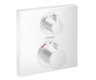 Смеситель для душа Hansgrohe Ecostat Square 15714700 белый