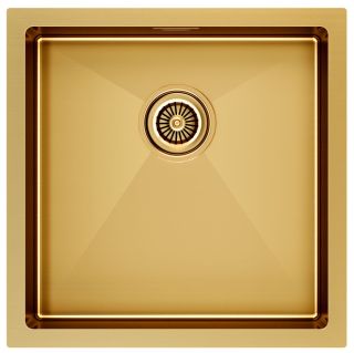 Мойка кухонная Paulmark Gerberg PM214444-BG брашированное золото