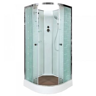 Душевая кабина Deto ЕМ1510 N (без крыши) 100х100х208 см