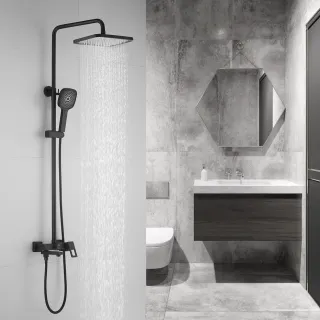 Душевая стойка Shevanik S8236H чёрный