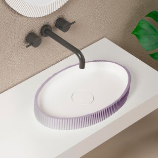 Раковина ABBER Stein AS2603Violett 50см фиолетовый