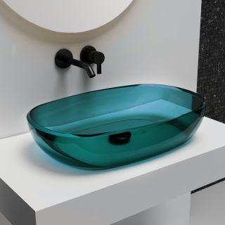 Раковина ABBER Kristall AT2805Aquamarin 60см бирюзовый