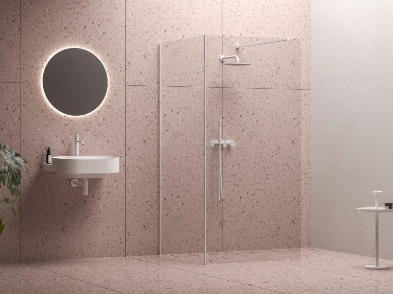 Душевая перегородка Ravak Walk-In Wall 110 GW1CD4E00Z1 профиль белый стекло Transparent