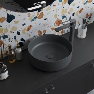 Раковина IDDIS Ray 35см серый матовый RAYGM03i27