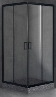 Душевой уголок Royal Bath HPD 100x90см чёрный RB9100HPD-T-BL