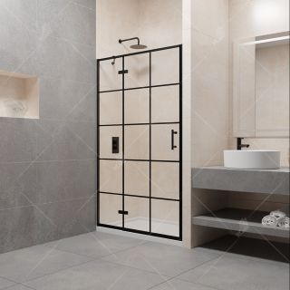 Душевая дверь RGW Passage PA-07B L 140x195см чёрный 41080714-84L