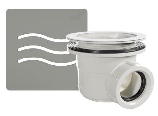 Сифон для душевого поддона RGW S-010-1 502411101-10 волна бетон