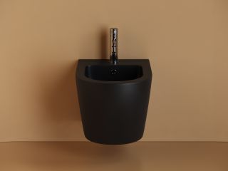 Биде подвесное Ceramica Nova Uno CN11002MB чёрный матовый