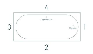 Ванна из искусственного камня Salini Ornella S-Stone 102322MRF 180x80см RAL полностью