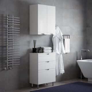 Шкаф Corozo Лея SD-00000397 55см белый