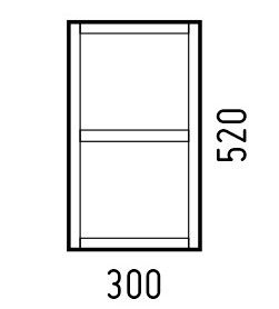 Ниша для хранения Corozo Лорена SD-00000858 30см антик