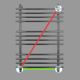 Полотенцесушитель водяной Energy Ideal 1000x500
