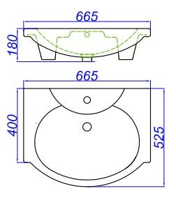 Раковина Aqwella Arkitekt