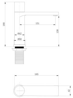 Смеситель для раковины ABBER Rund AF8710NG никель