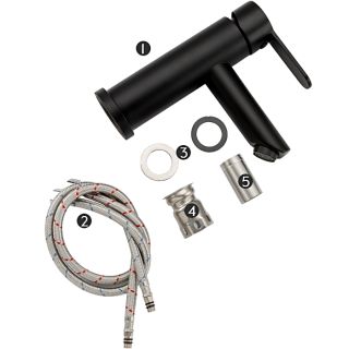 Смеситель для раковины Frap F10801-6 черный