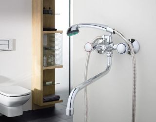 Смеситель для ванны и душа Frap F2209 хром