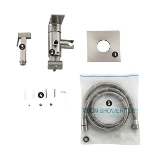 Гигиенический душ со смесителем Gappo G7299-20 сатин