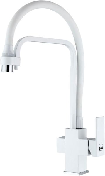 Смеситель для кухни ZORG Sanitary ZR 341-8 YF WHITE