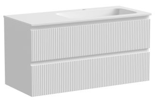 Подвесная тумба под раковину Sancos Snob T SNT100RW правая 100см Bianco