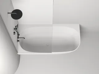 Ванна из искусственного камня Salini Sofia Corner L S-Stone 102525M 170x85см белый матовый