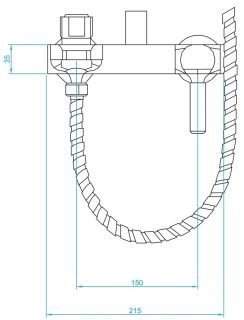Душевая стойка RGW Shower Panels SP-31B чёрный 51140131-04